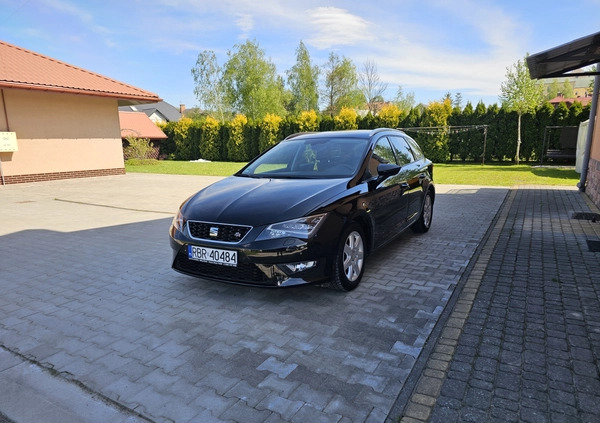 Seat Leon cena 59600 przebieg: 154650, rok produkcji 2016 z Kłecko małe 781